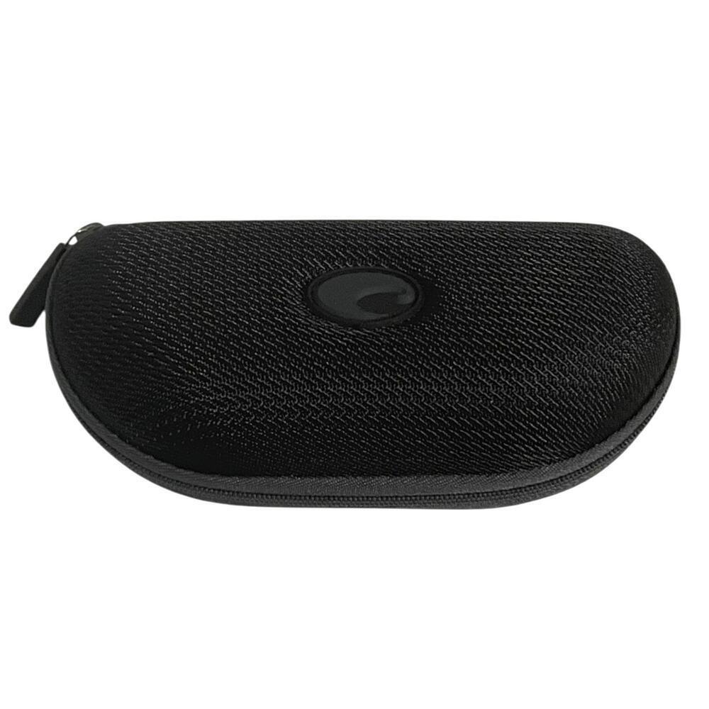 Costa Clamshell Zip Closure Sunglasses Hard Case Black With Black “C” Logo